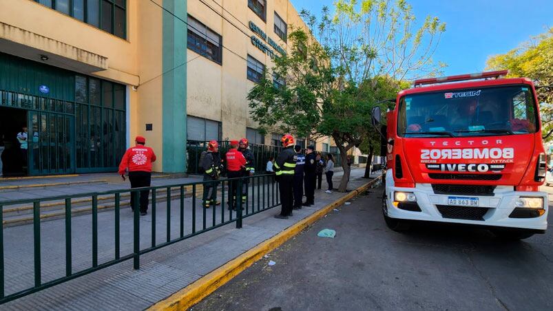 No hubo necesidad de evacuar el colegio.