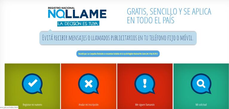 No llame