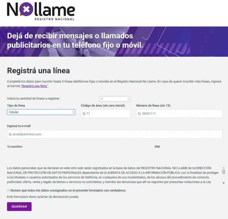 “No llame”: cómo anotarse online para dejar de recibir mensajes o llamados publicitarios