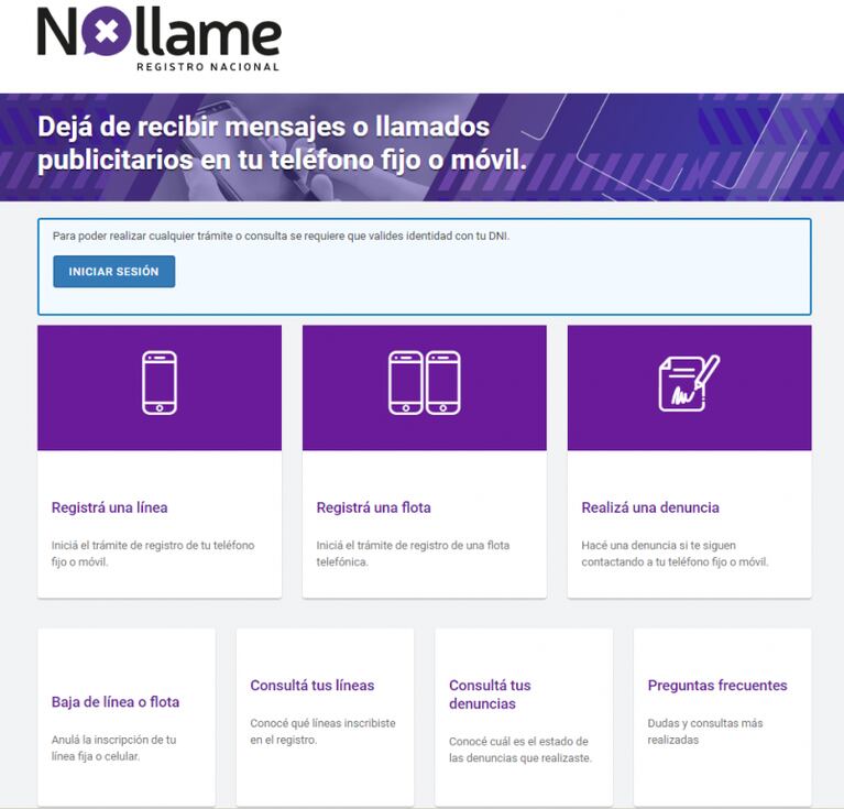 “No llame”: cómo anotarse online para dejar de recibir mensajes o llamados publicitarios