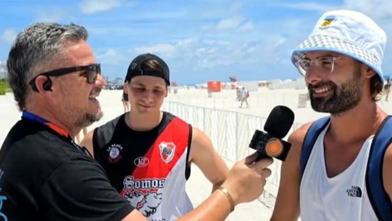 Nolo Sánchez desplegó su carisma en las playas de Miami.