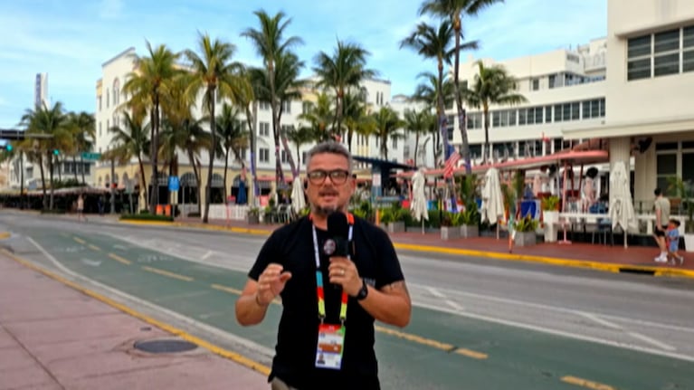 Nolo Sánchez ya está en Miami por el Mundial 2026.