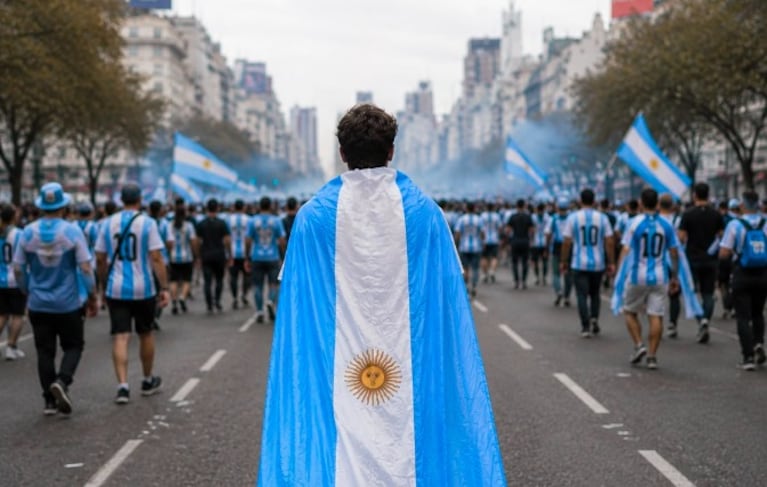 Nos ponemos la bandera para alentar a la Selección.