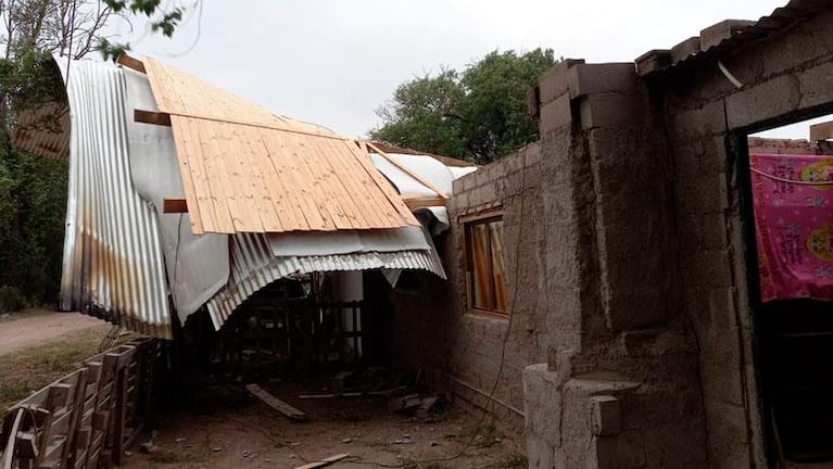“Nos quedamos sin techo”, el drama de una familia cordobesa tras el fuerte viento