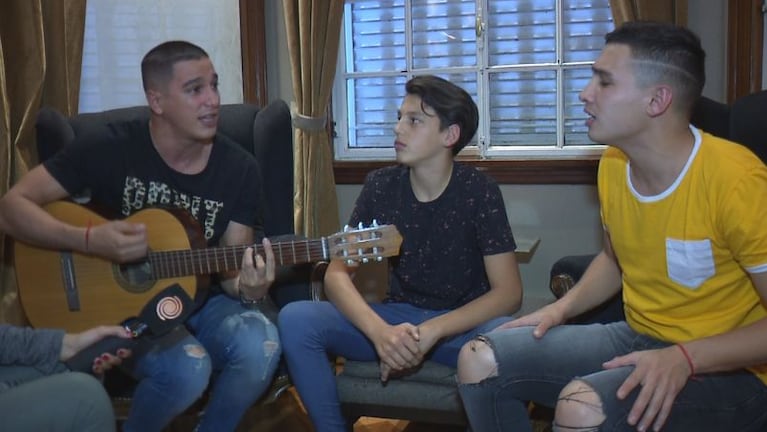 Nota con los hermanos Herrera en el año 2009.