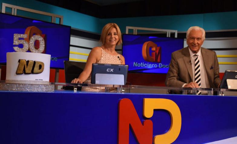 Noticiero Doce, imbatible en sus 50 años al aire.