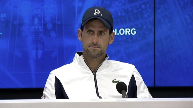 Novak Djokovic, casi victima de un plan macabro. Foto: Télam. 
