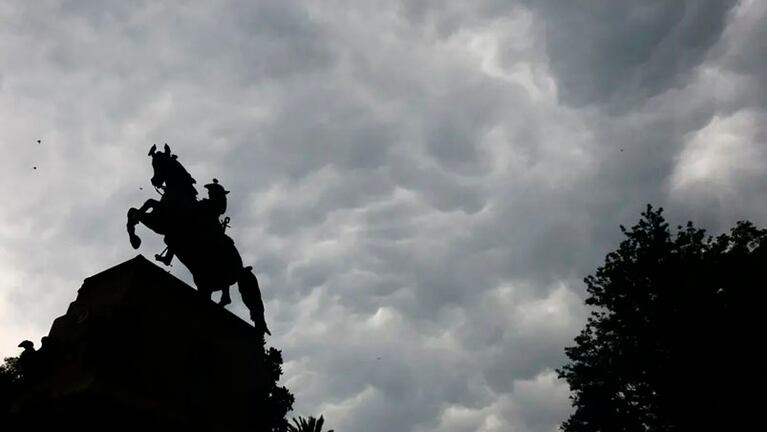 Nubes, frío y lluvias a la vista. 