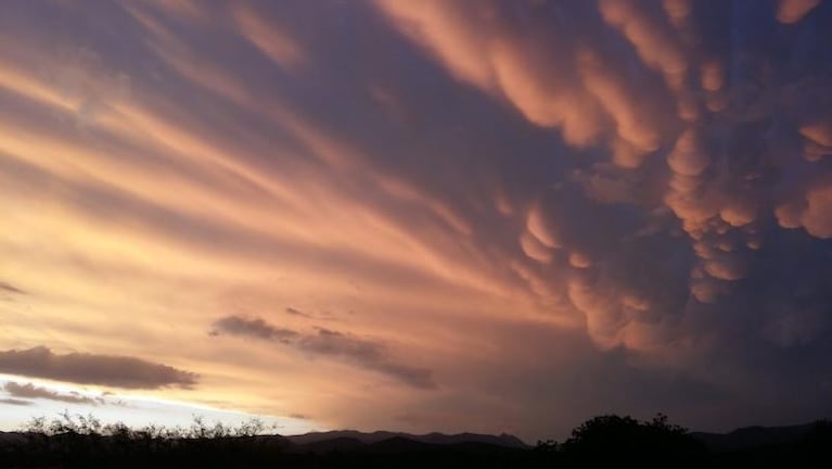 Nubes mastodónticas en las Sierras Chicas