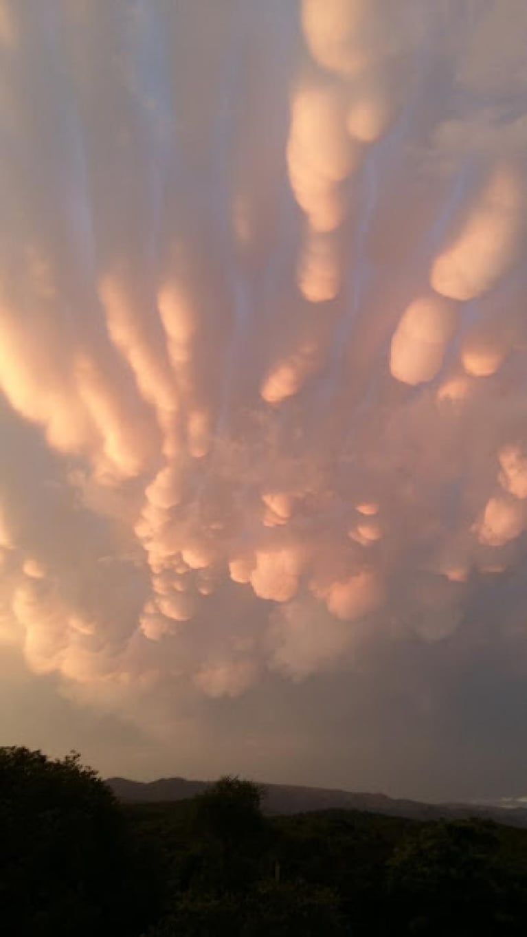 Nubes mastodónticas en las Sierras Chicas