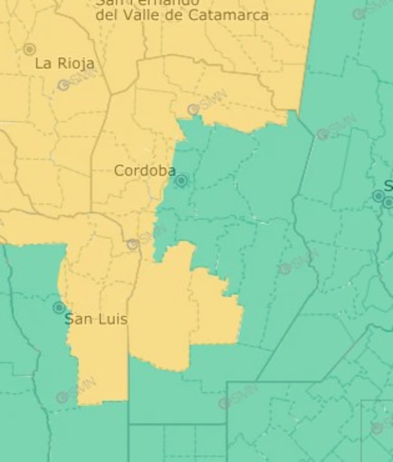 Nubes negras, truenos y lluvia: las zonas de Córdoba con alerta por tormentas este jueves