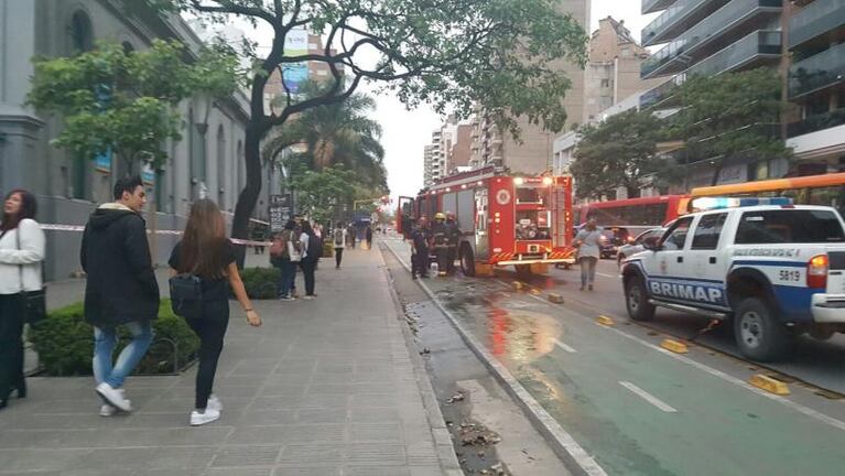 Nueva Córdoba: susto por un incendio en un restaurante del Buen Pastor