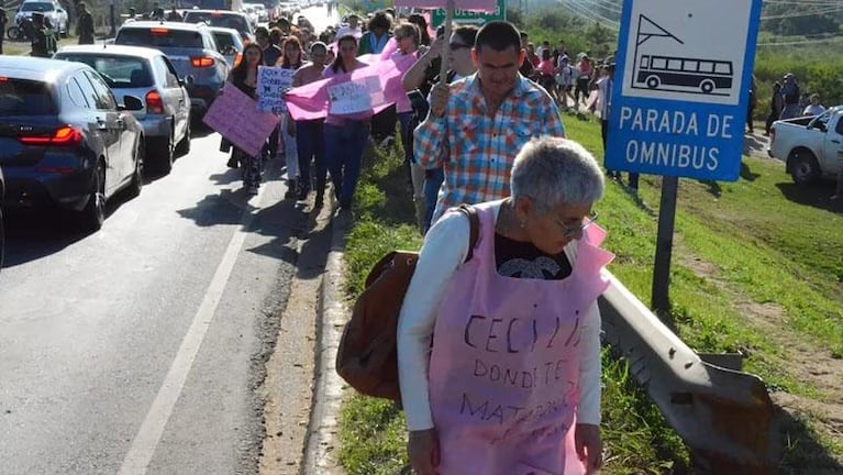 Nueva marcha por Cecilia Strzyzowski a un mes de la desaparición