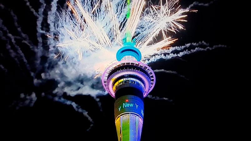 Nueva Zelanda, uno de los primeros países en celebrar Año Nuevo.