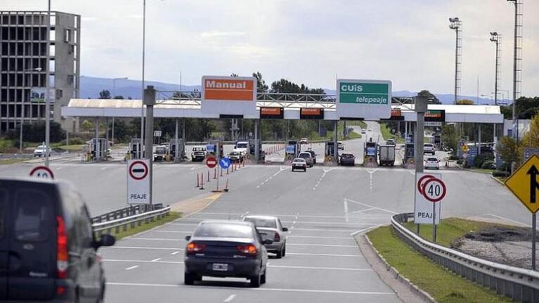 Nuevo aumento en la tarifa del peaje en Córdoba.