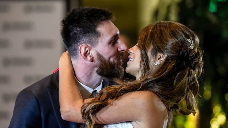 Ocho años de amor: con qué foto Antonela Roccuzzo recordó su boda con Lionel Messi
