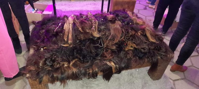 Octubre Rosa en El Doce: donaron más de 40 kilos de pelo