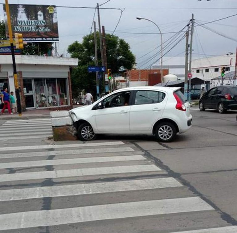 ¡Ojo con el "lavarropas"! Lo chocaron dos veces en pocas horas