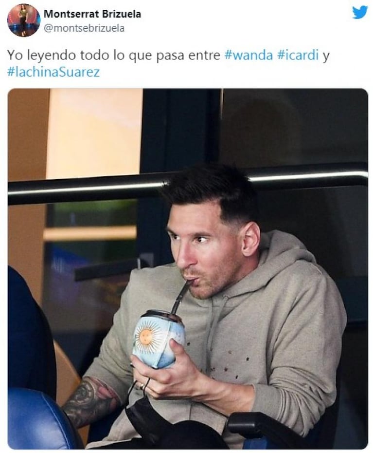 Ola de memes por la separación de Wanda Nara y Mauro Icardi: qué pasó con Messi y Antonela