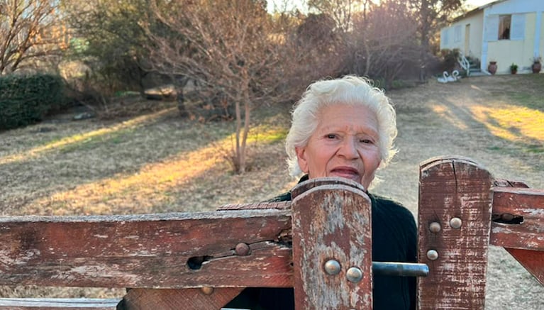 Olga contó que vive hace 20 años en Bialet Massé.