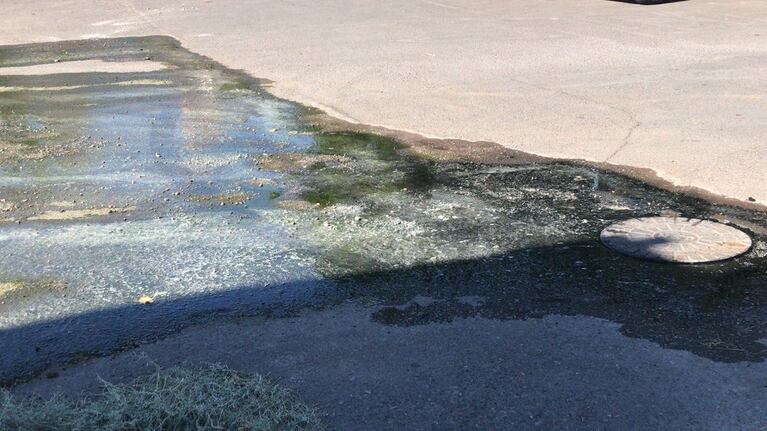 Olor insoportable en el Polo Sanitario por derrames cloacales