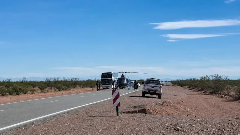 Operativo de búsqueda de los tripulantes.