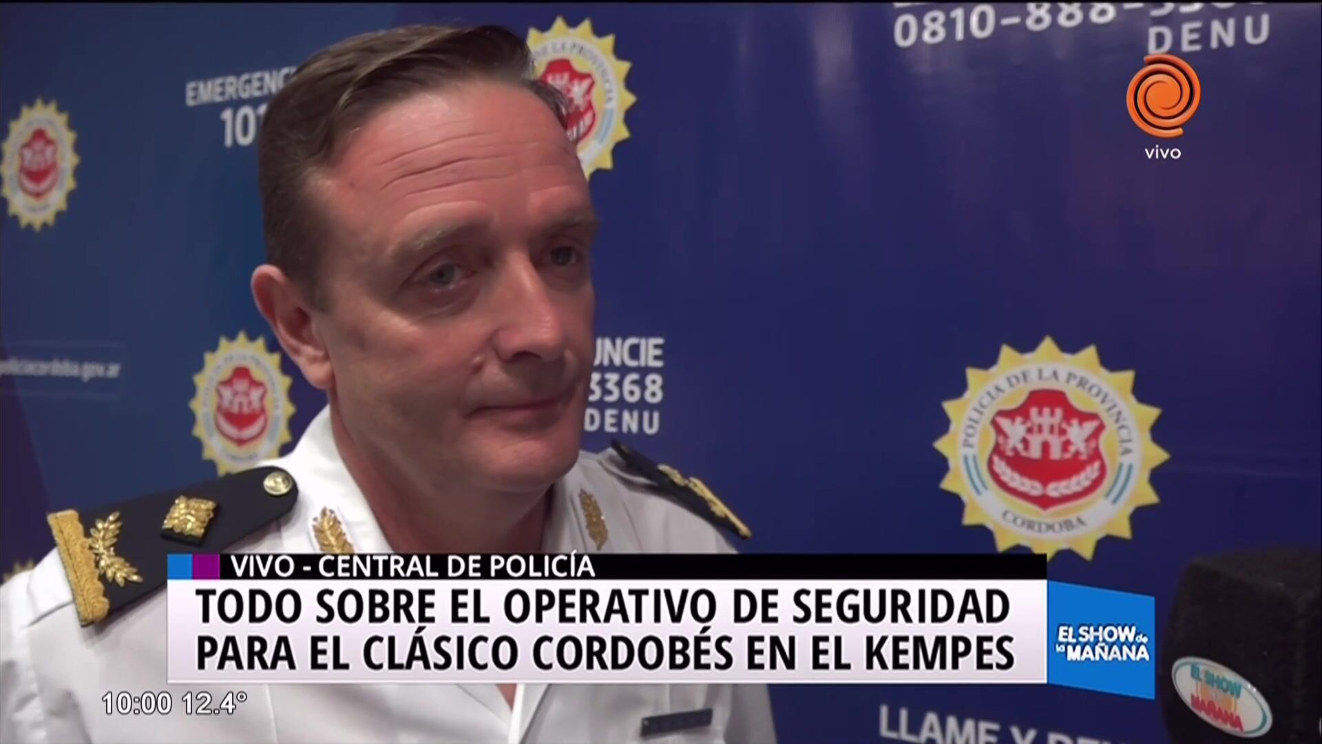 Operativo en el Kempes para el Superclásico