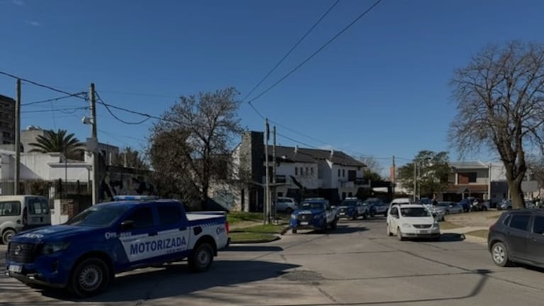 Operativo policial en la zona ( Gentileza Telediario digital).