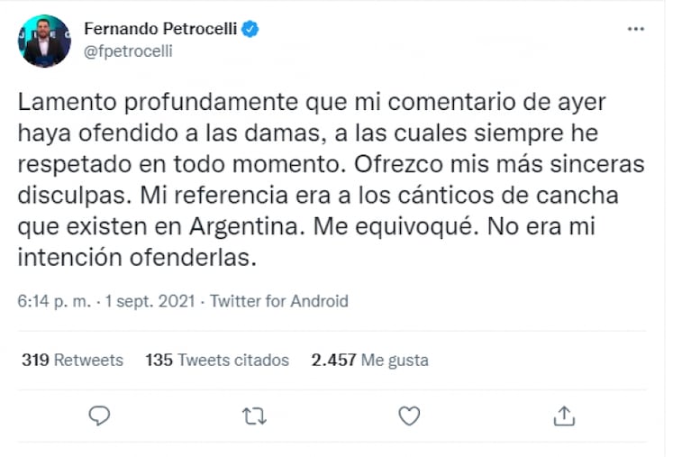 Ordenan detener a un periodista por un comentario sobre Antonela Roccuzzo