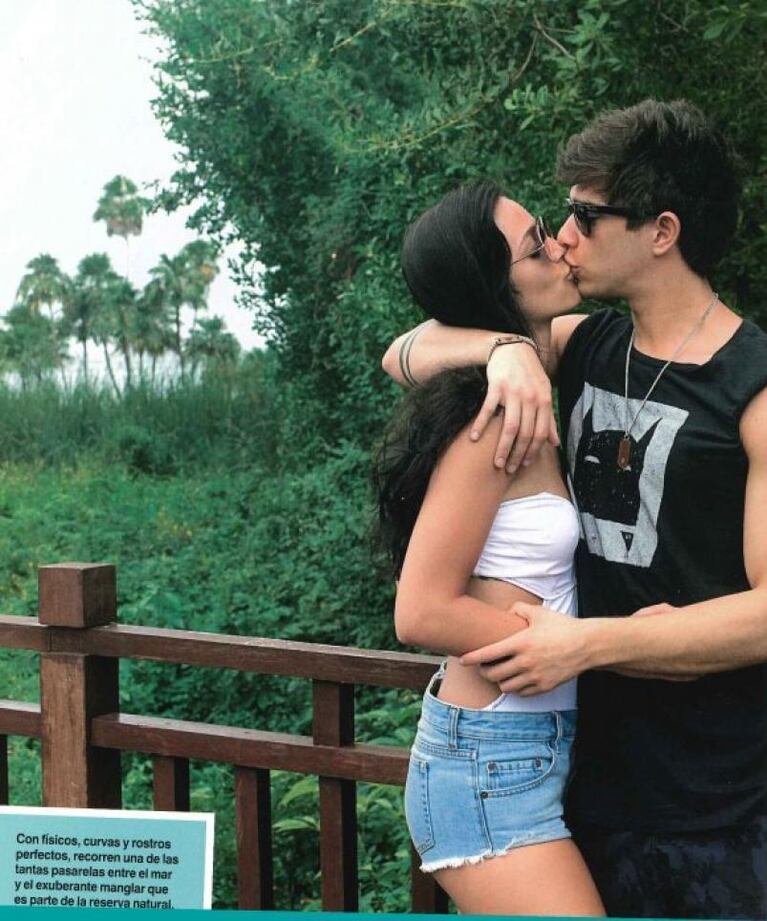 Oriana Sabatini y Julián Serrano celebraron su noviazgo en México