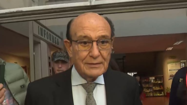 Oscar González, a la salida de tribunales tras la segunda jornada del juicio.