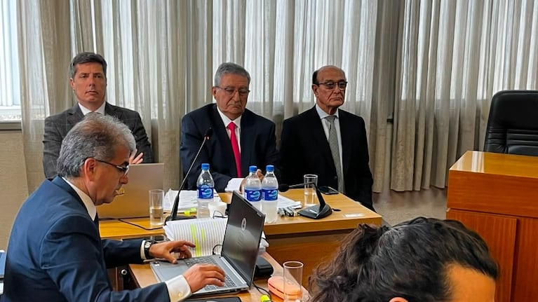 Oscar González, en el banquillo de los acusados.