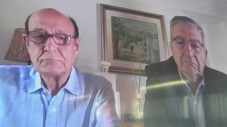 Oscar González siguió la audiencia por videoconferencia junto a su abogado Ortiz Pellegrini.