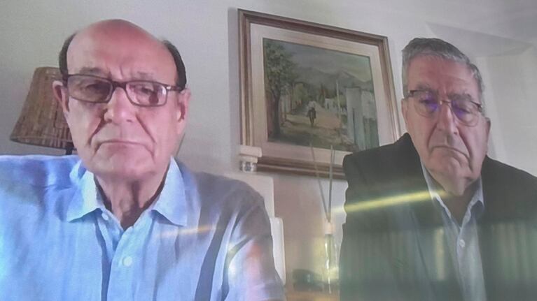Oscar González siguió la audiencia por videoconferencia junto a su abogado Ortiz Pellegrini.
