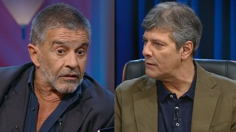 Osvaldo Laport y Mario Pergolini.