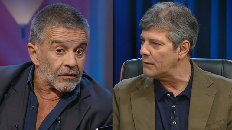 Osvaldo Laport y Mario Pergolini.