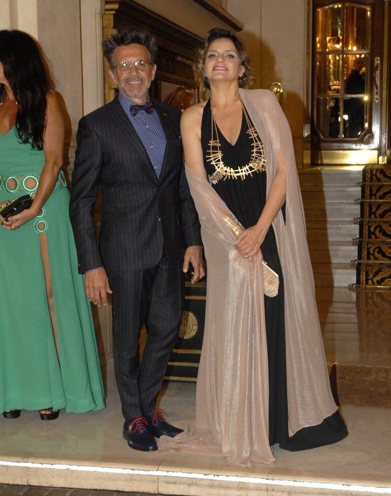 Osvaldo Laport y Viviana Saez. Foto: Teleshow