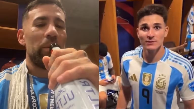 Otamendí descoló a Álvarez tras salir campeones de América.