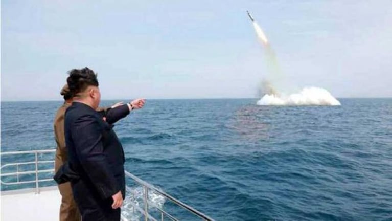 Otra amenaza de Corea del Norte: lanzó misiles al mar