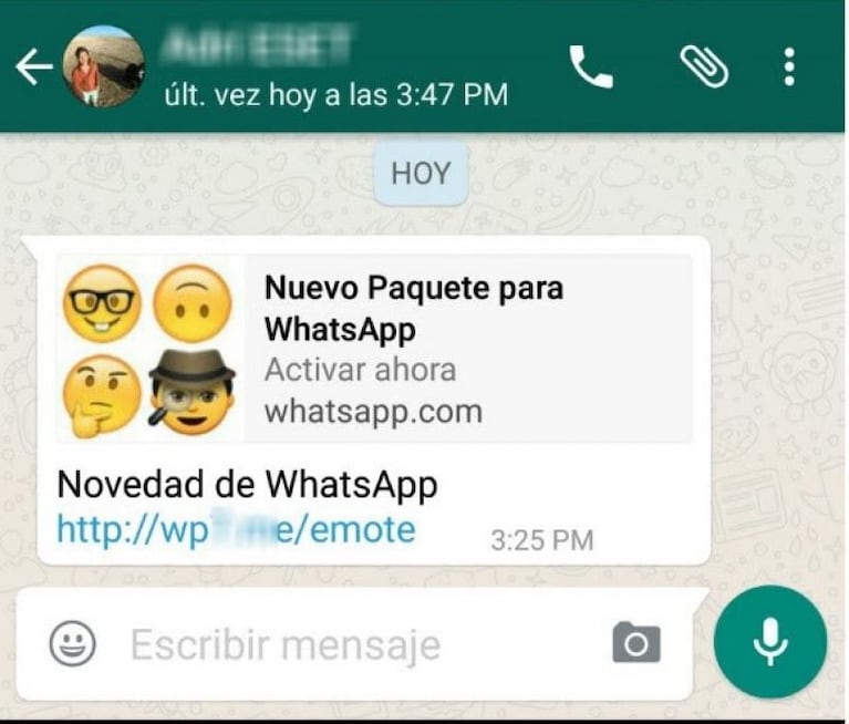 Otra estafa que circula por WhatsApp: nuevos emoticones 