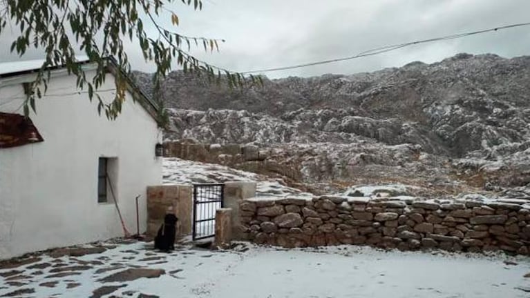 Otra nevada podría sorprender a las Sierras de Córdoba el fin de semana.