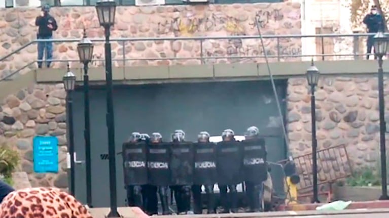 Otra protesta del SUOEM terminó en escándalo.