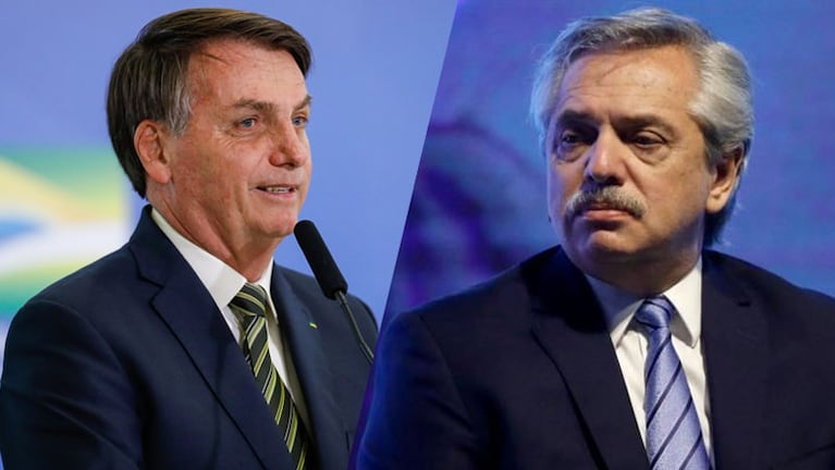 Otra vez, Jair Bolsonaro marcó sus diferencias con Alberto Fernández.