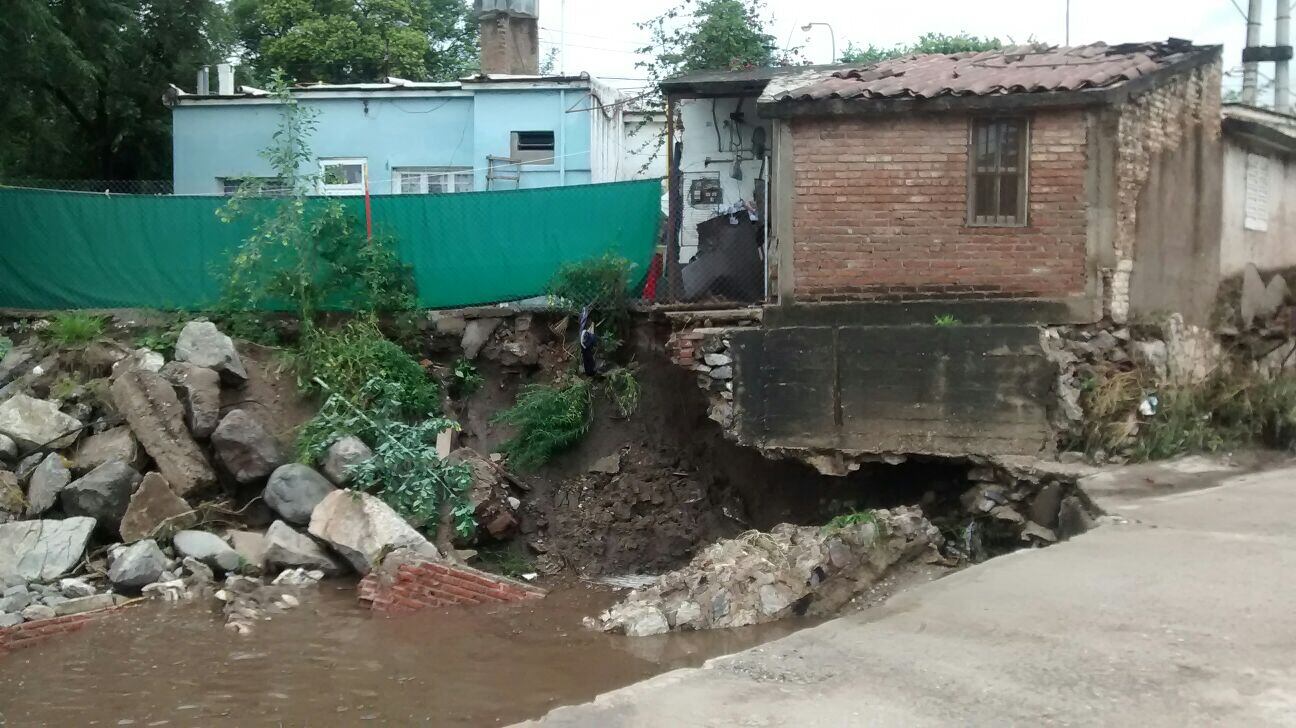 Otra vez Unquillo, afectado por el temporal.  Foto: Fernando Melo