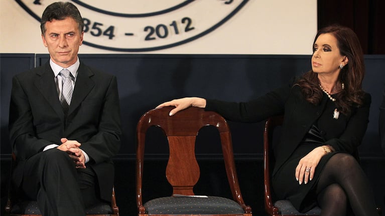 Otras épocas, en las que Mauricio Macri y Cristina Kirchner posaban juntos para la foto.