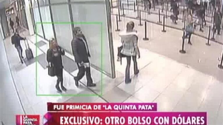 Otro kirchnerista con un bolso con dólares