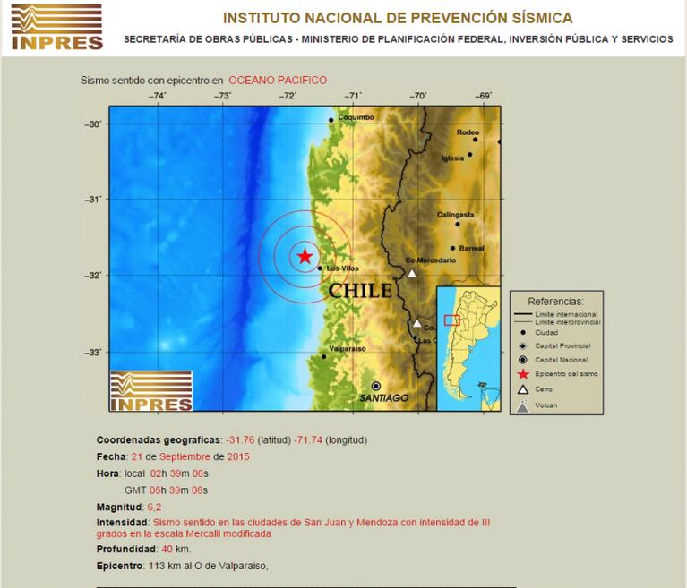 Otro sismo que se sintió en Córdoba