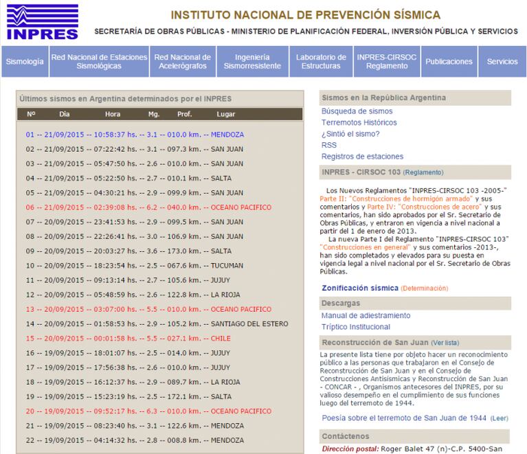 Otro sismo que se sintió en Córdoba