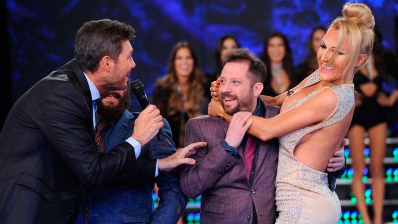 Ottavis fue como invitado al estudio de ShowMatch en el 2016.