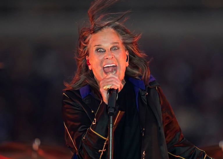 Ozzy Osbourne en un show de 2022. (Foto AP/Ashley Landis, archivo)
